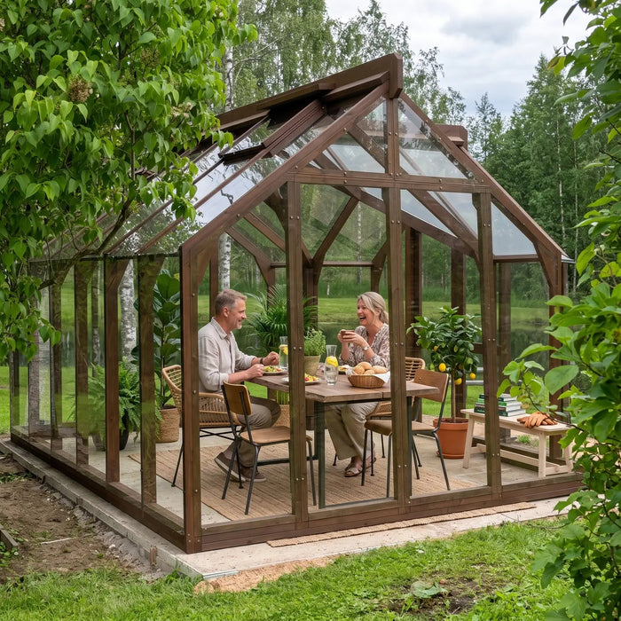 BUILT TO BE USED LIKE A ROOM, NOT JUST A GREENHOUSE