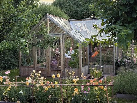 A Nordwood glass room in an owner's garden