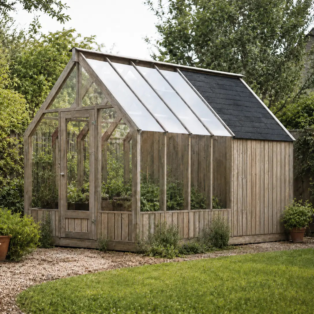 Nordwood Arrow Greenhouse With Shed